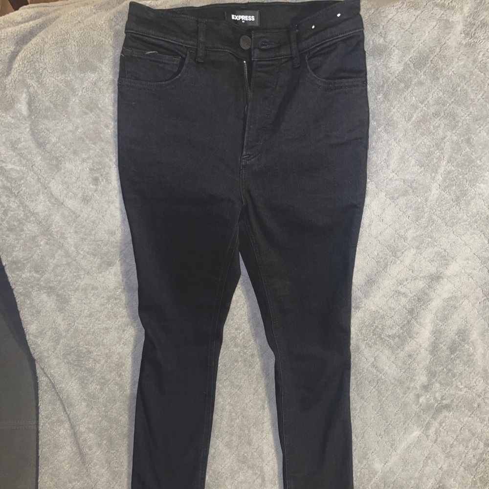 Express Black Skinny Jeans